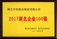 2017湖北企業(yè)100強(qiáng)